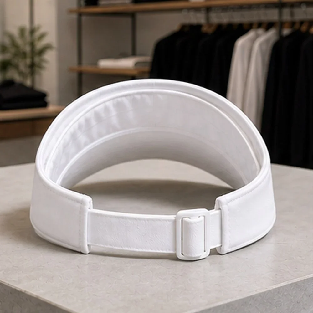 ALO Yoga White Travel Open Top Visor Hat NWT
